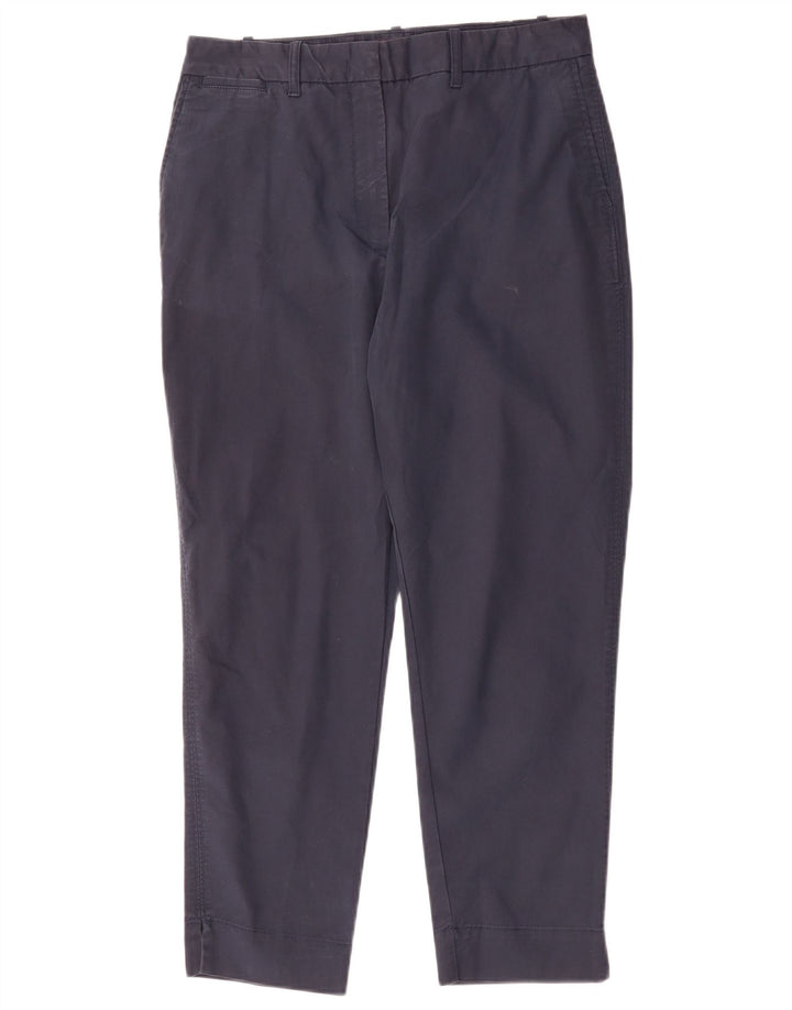 Calça Chino Feminina Marks & Spencer Reino Unido 12 Médio W30 L26 Azul Marinho