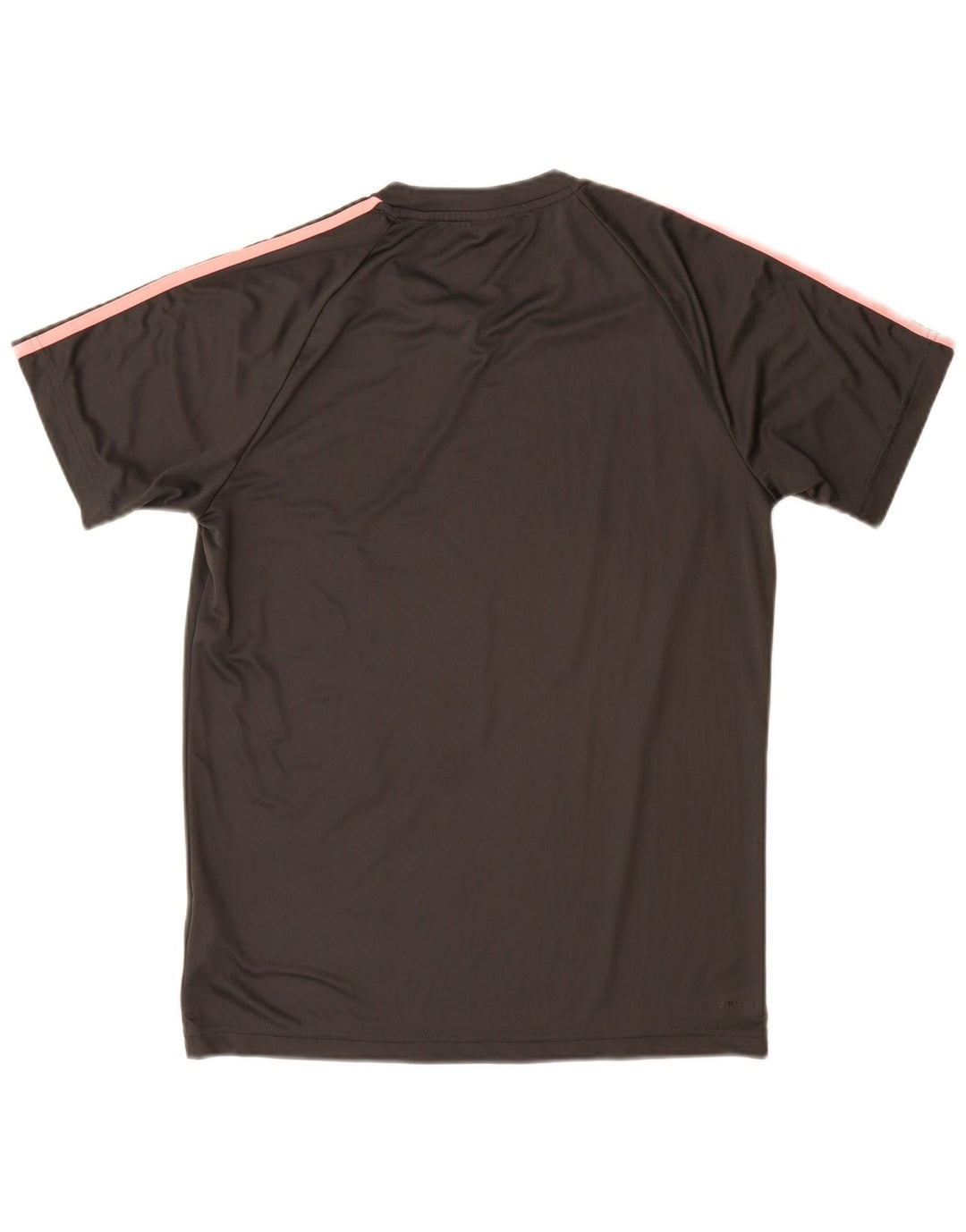 ADIDAS Mens T-Shirt Top Pequeno Poliéster Preto
