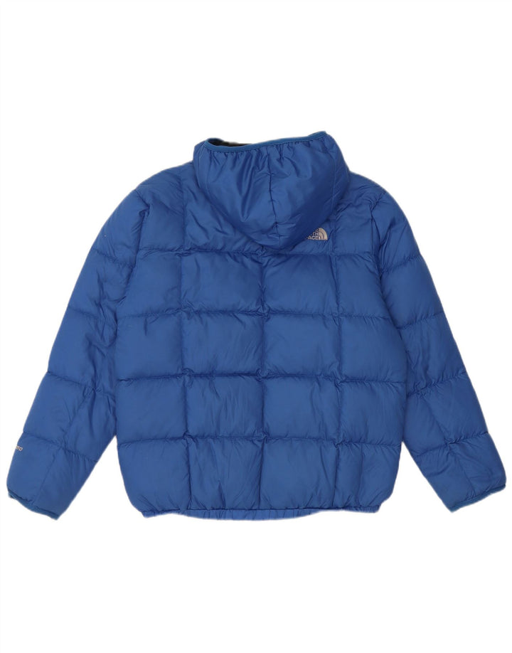Jaqueta acolchoada reversível com capuz The North Face Boys 12-13 anos grande azul