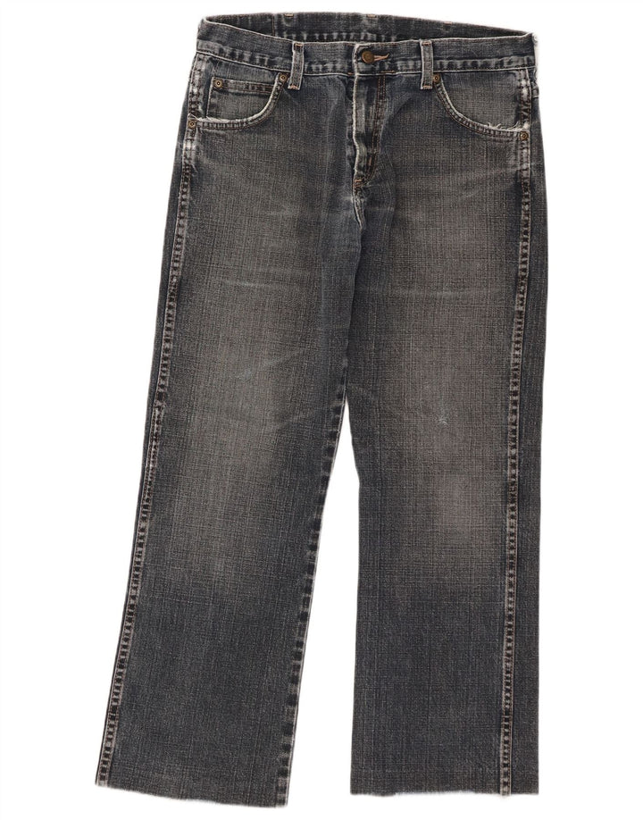 Wrangler Mens Bootcut Jeans W32 L27 Azul Algodão