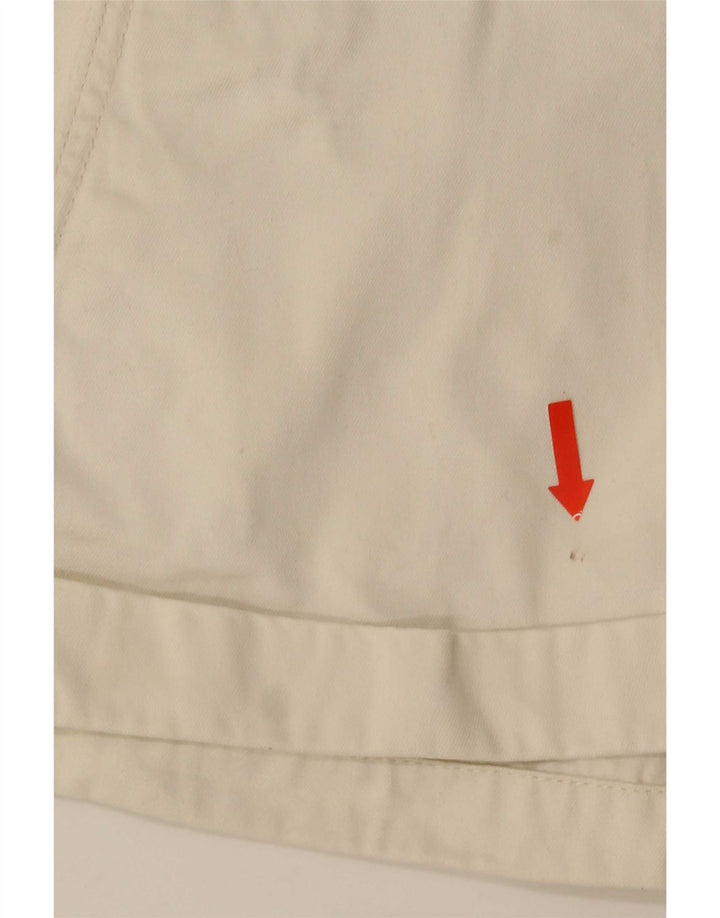 Shorts Chino feminino Ralph Lauren W27 pequeno algodão branco