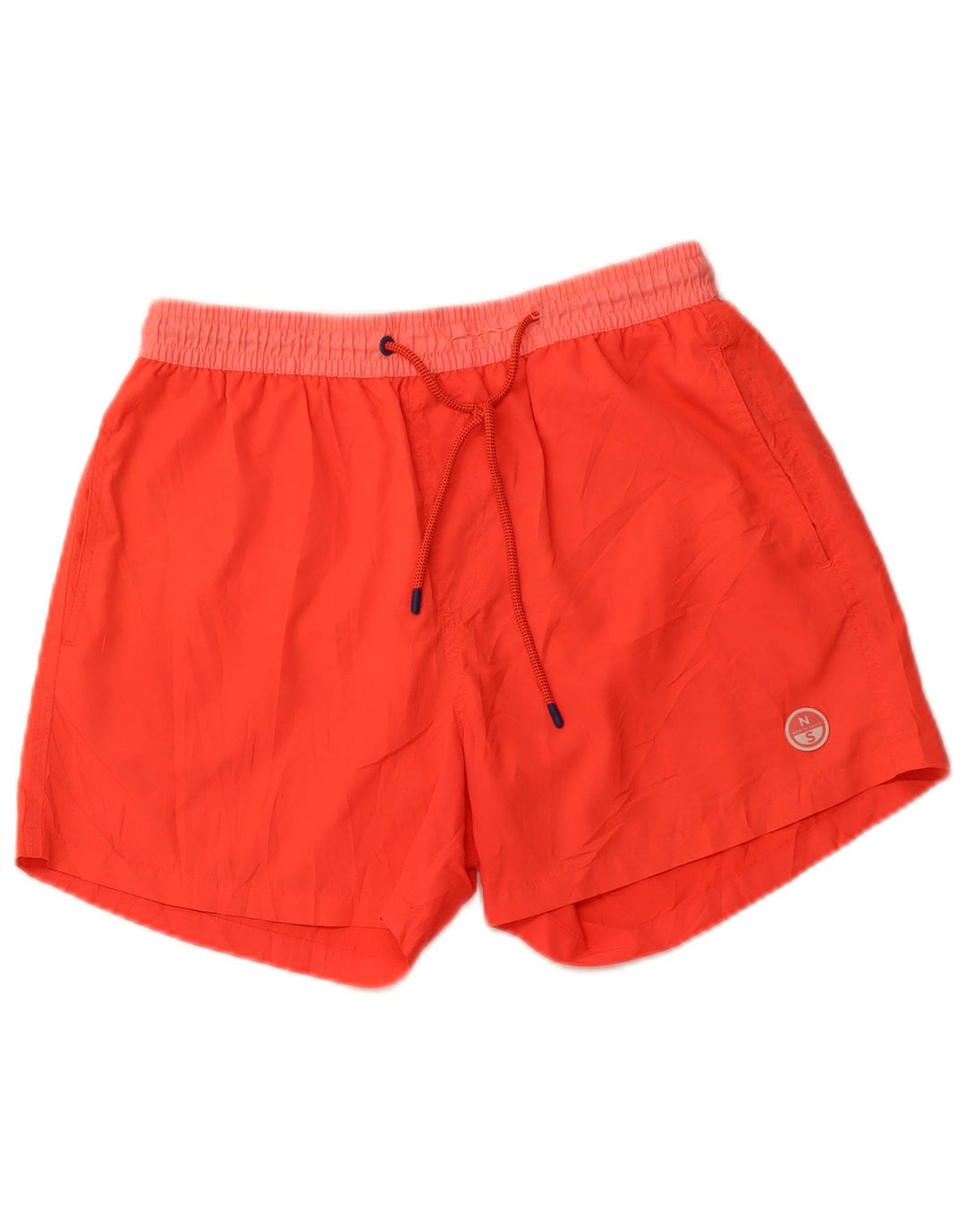 Shorts de natação masculino NORTH SAILS pequeno poliéster laranja