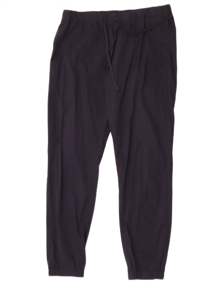 Cos Mens Joggers Calças Médio W32 L29 Azul Marinho Algodão
