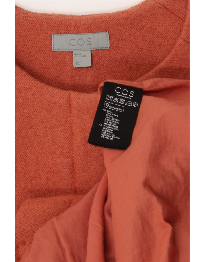 Sobretudo feminino Cos EU 38 lã rosa médio