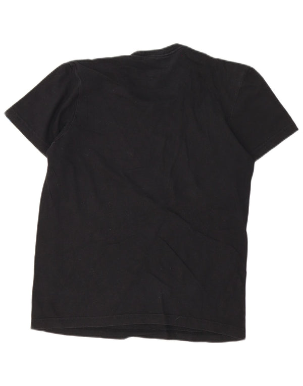Adidas Mens Graphic T-Shirt Top XS Algodão Preto