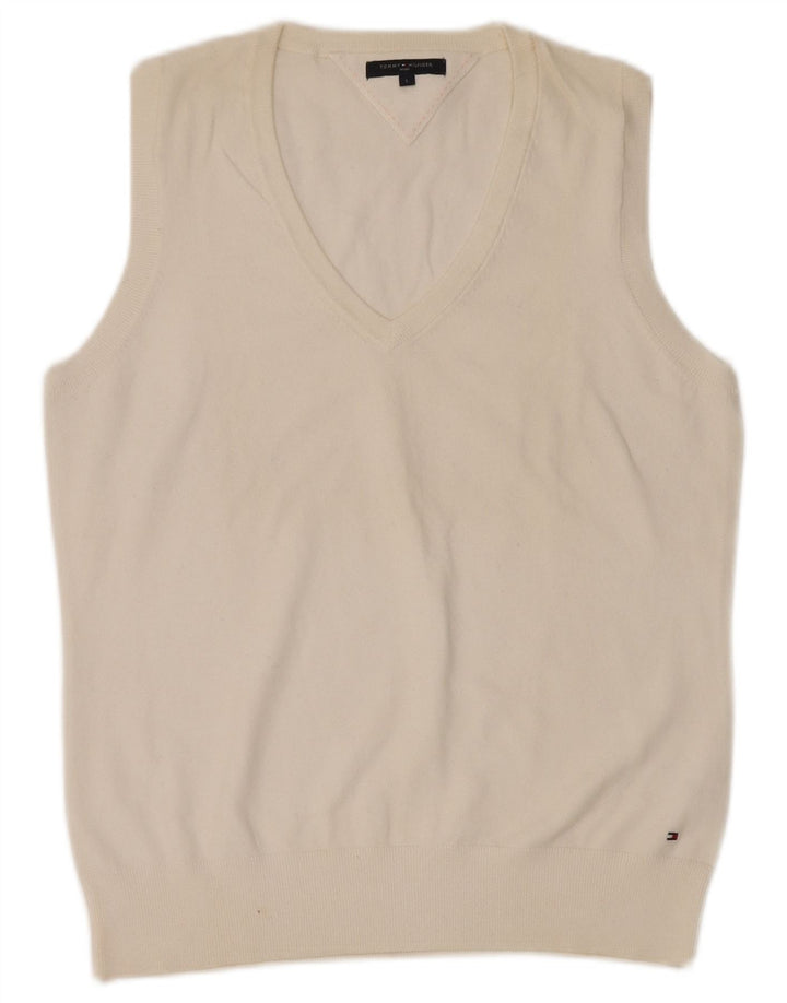 Tommy Hilfiger Camiseta Feminina Colete UK 14 Grande Branco