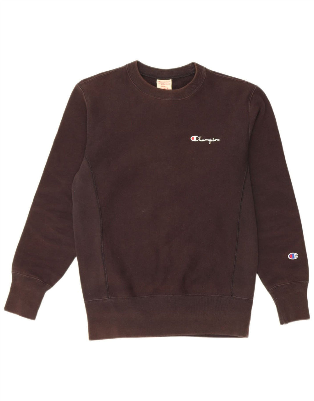 CHAMPION Suéter gráfico masculino pequeno algodão preto