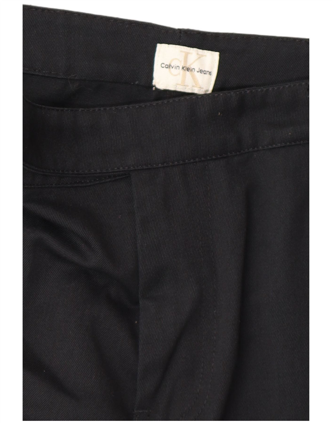 Calça masculina de terno reto CALVIN KLEIN W30 L34 preta