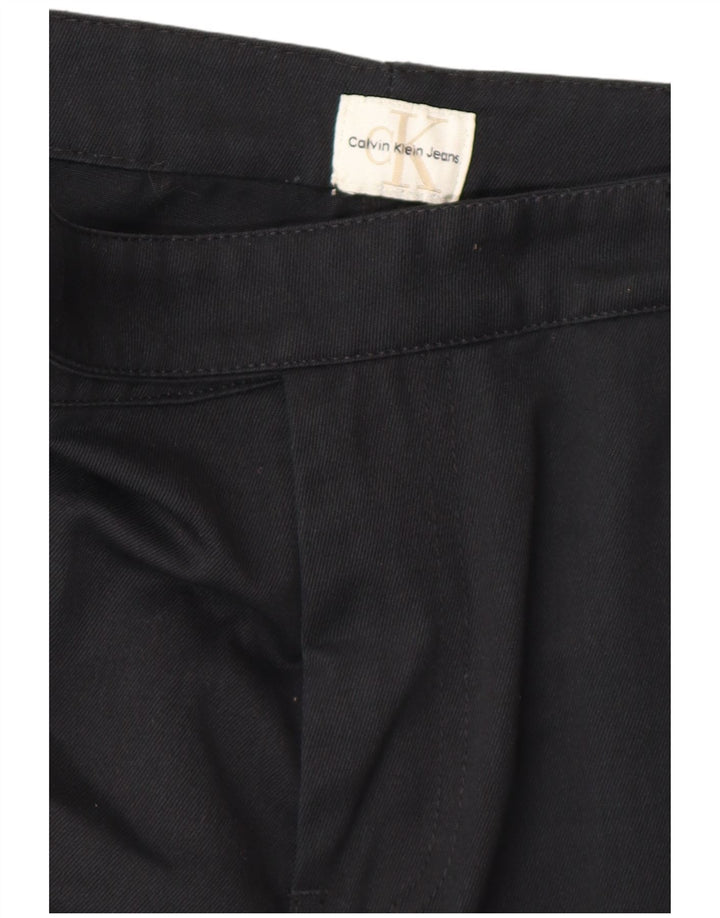 Calça masculina de terno reto CALVIN KLEIN W30 L34 preta