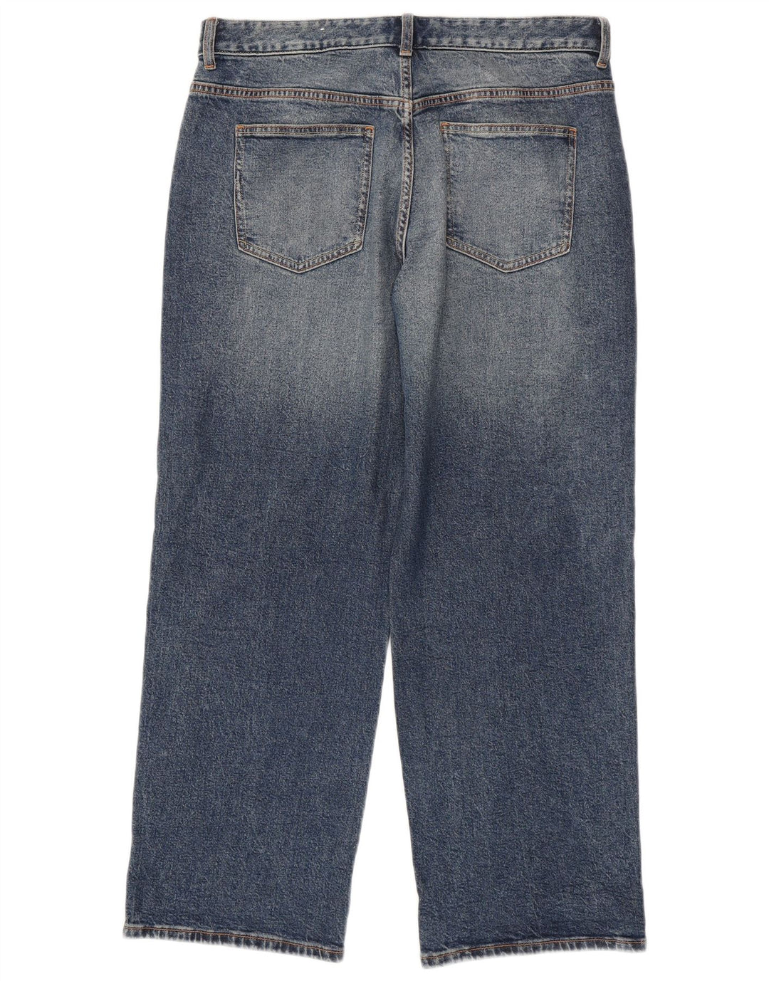 Zara Womens Loose Jeans EU 40 Médio W30 L29 Azul Algodão