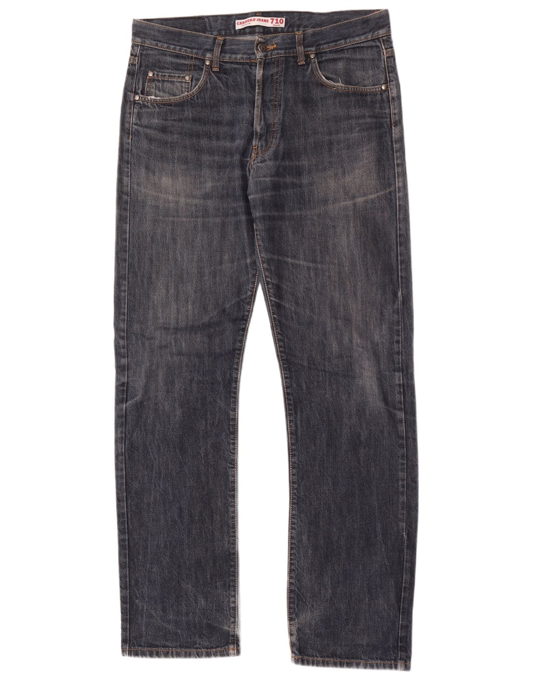 Carrera Masculino 710 Straight Jeans W34 L34 Azul Algodão
