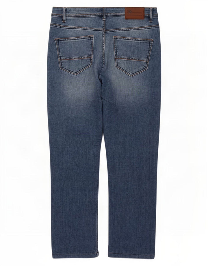Jeans retos masculinos Dack IT 46 pequeno W30 L28 algodão azul