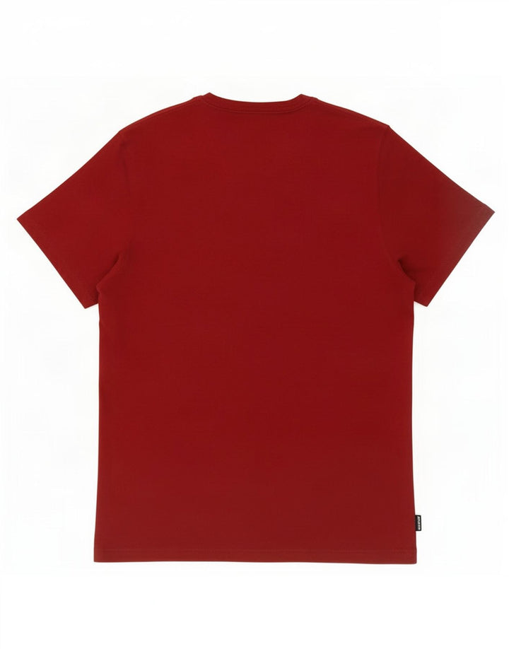 Camiseta masculina Barbour Tailored Fit Top médio algodão Borgonha