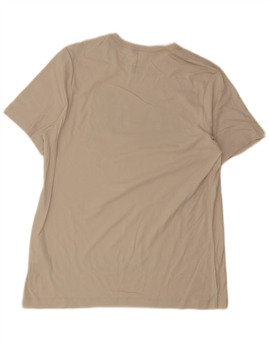 Camiseta gráfica masculina Nike grande algodão bege
