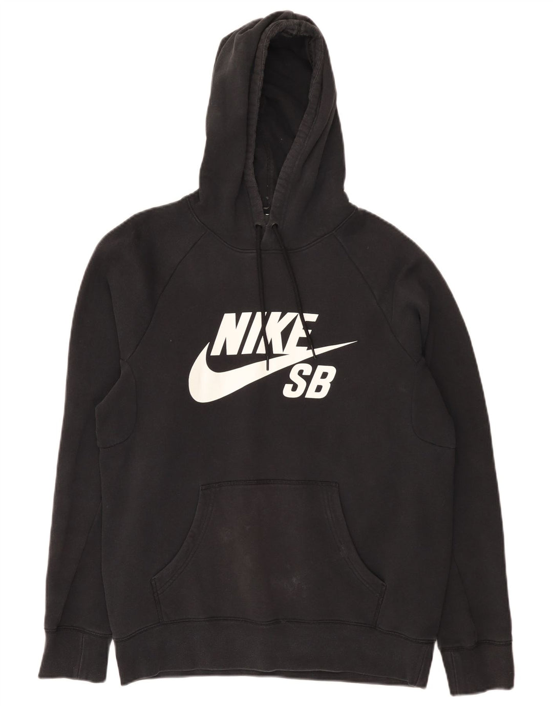 Jumper com capuz gráfico masculino Nike pequeno algodão preto