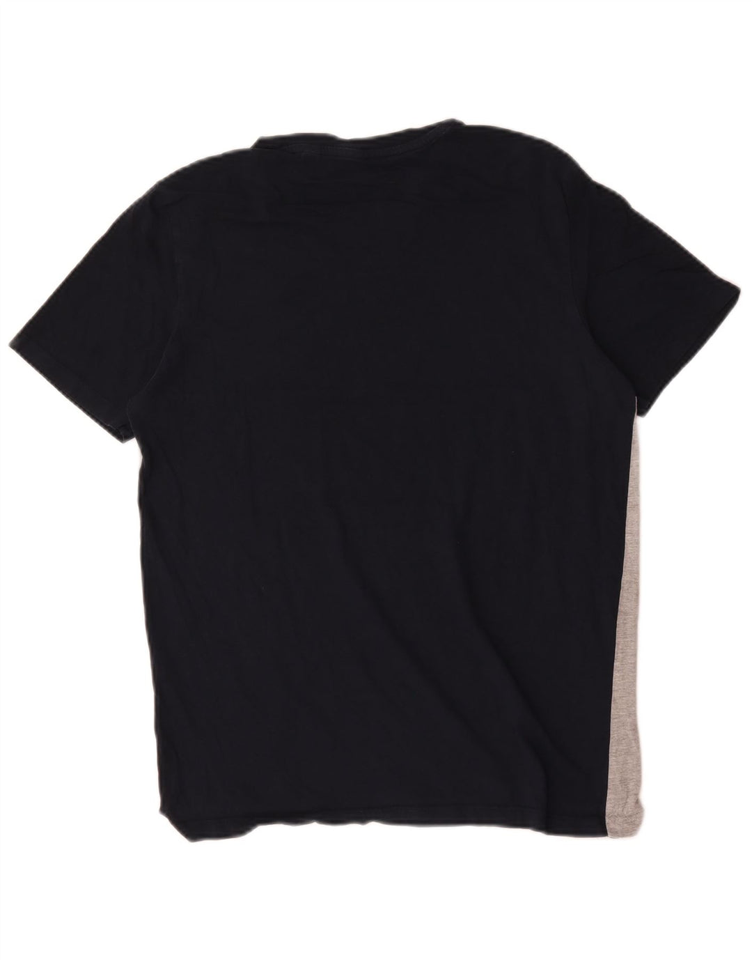 Camiseta masculina Jack & Jones Top médio azul colorblock algodão