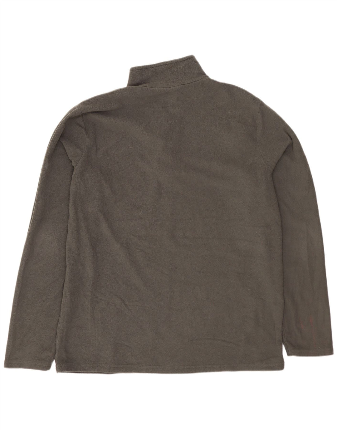 MOUNTAIN WAREHOUSE Suéter masculino de lã com zíper e gola grande poliéster cinza