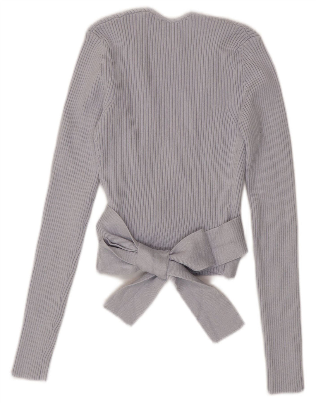 Zara Womens Crop Wrap Cardigan Top Reino Unido 8 Pequeno Azul