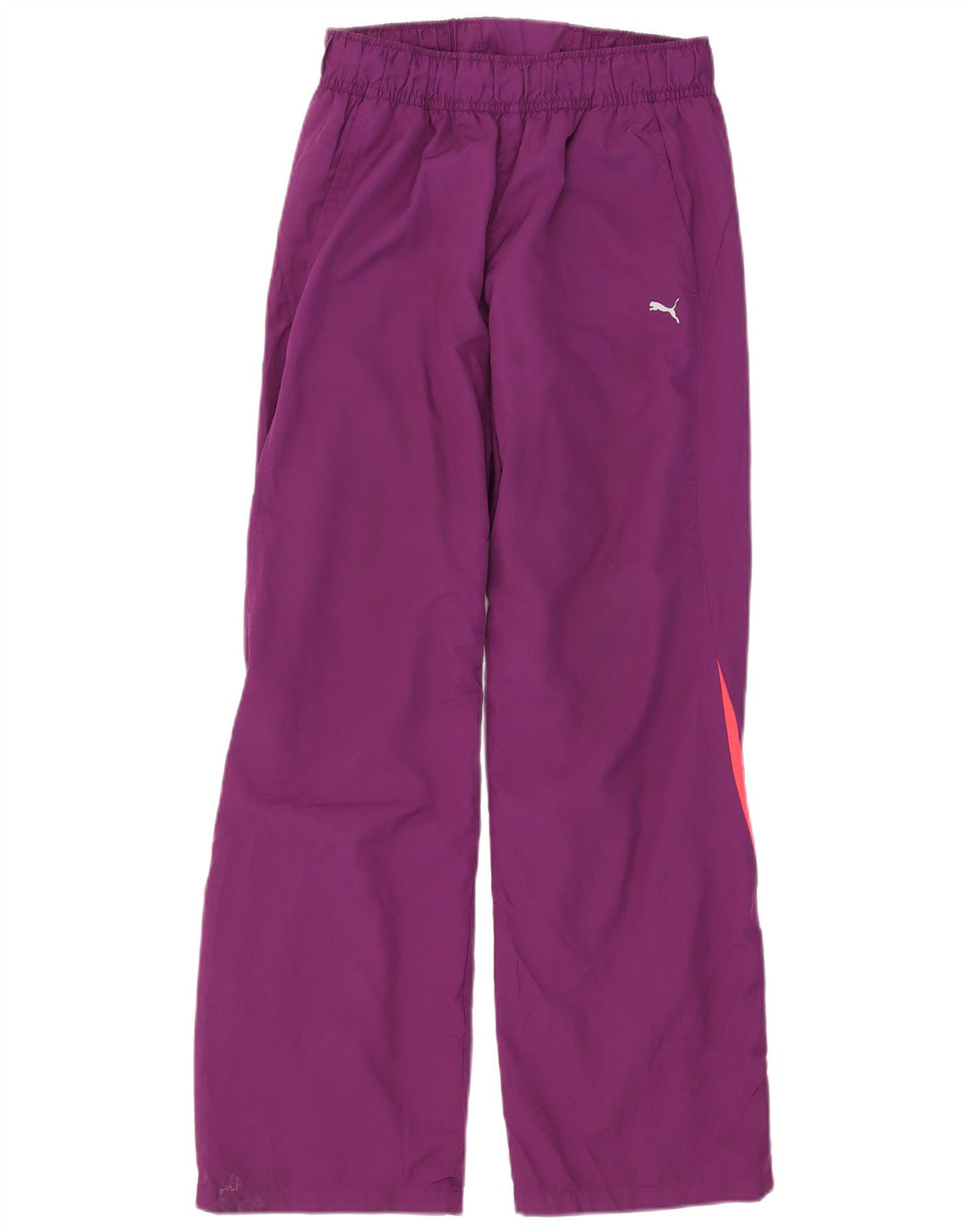 Calça de treino feminina Puma UK 12 poliéster colorblock roxo médio