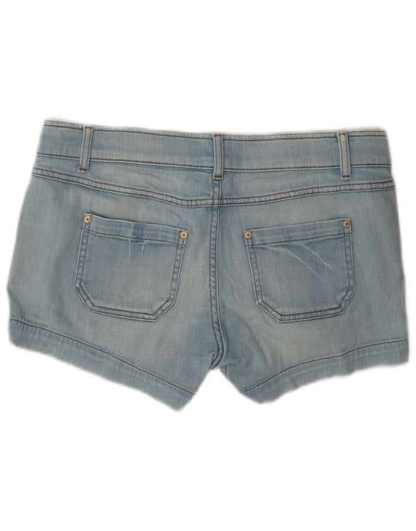 Benetton Womens Denim Shorts W32 Large Blue
