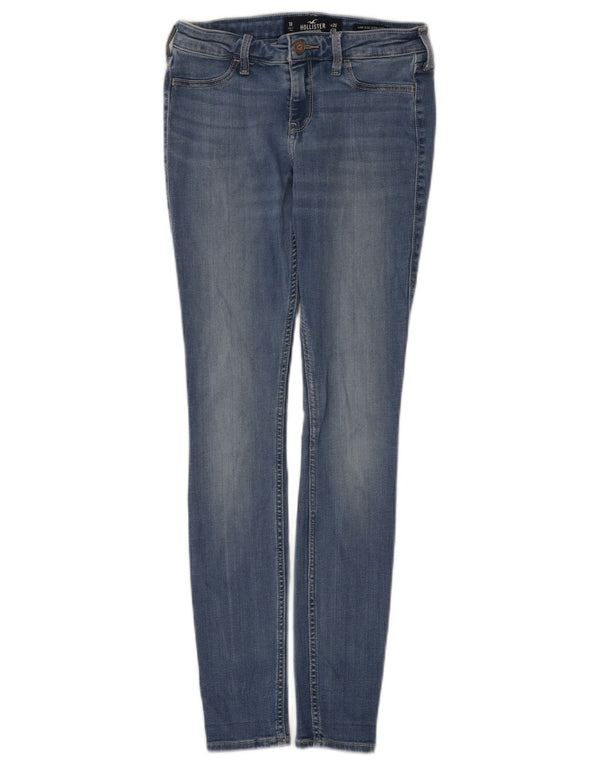 Jeans skinny femininos Hollister W25 L28 algodão azul