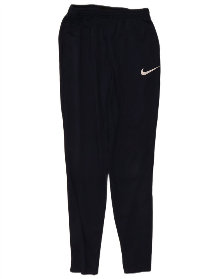 Calça de treino masculina NIKE pequena azul marinho poliéster