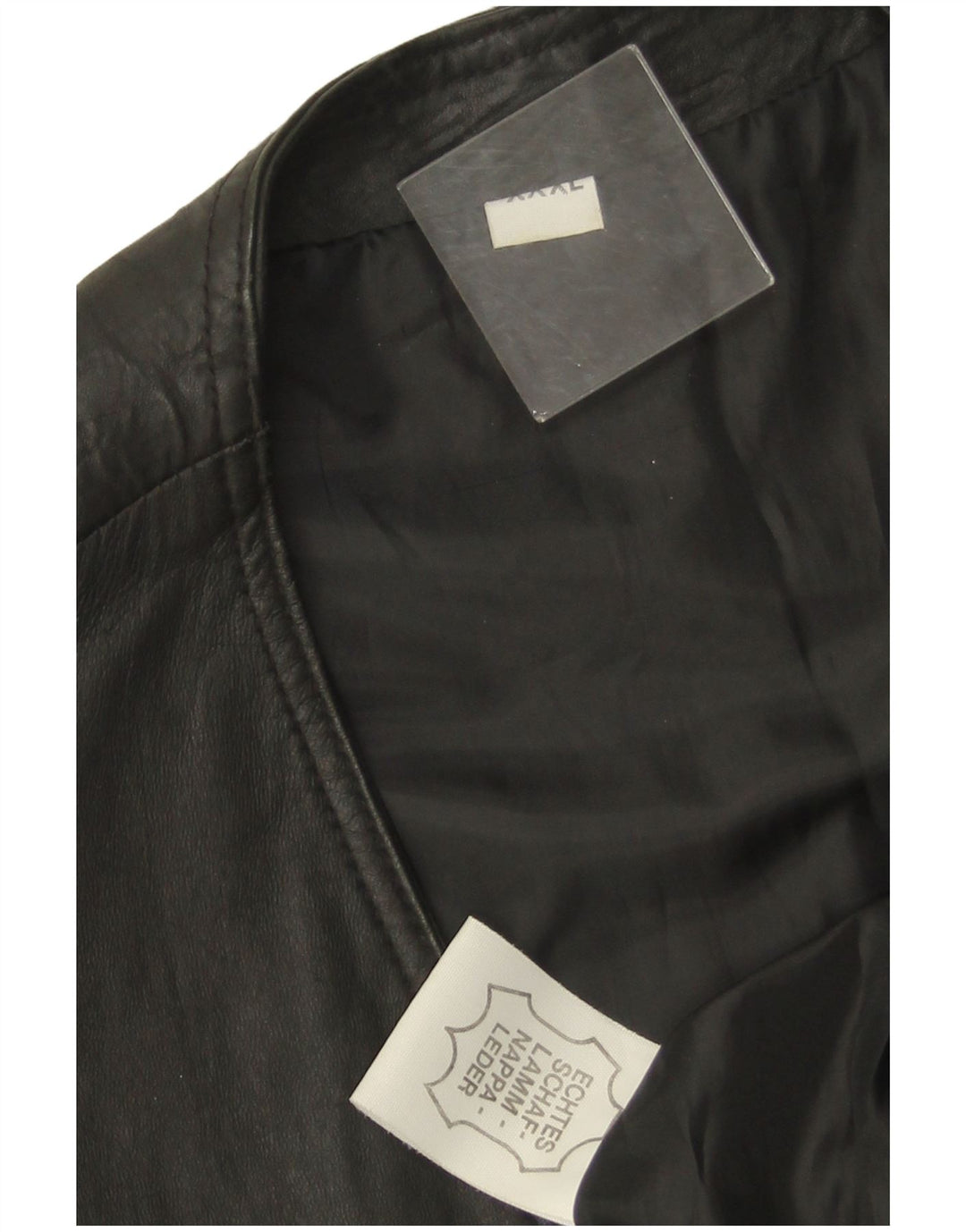 Colete de couro masculino VINTAGE 3XL couro preto