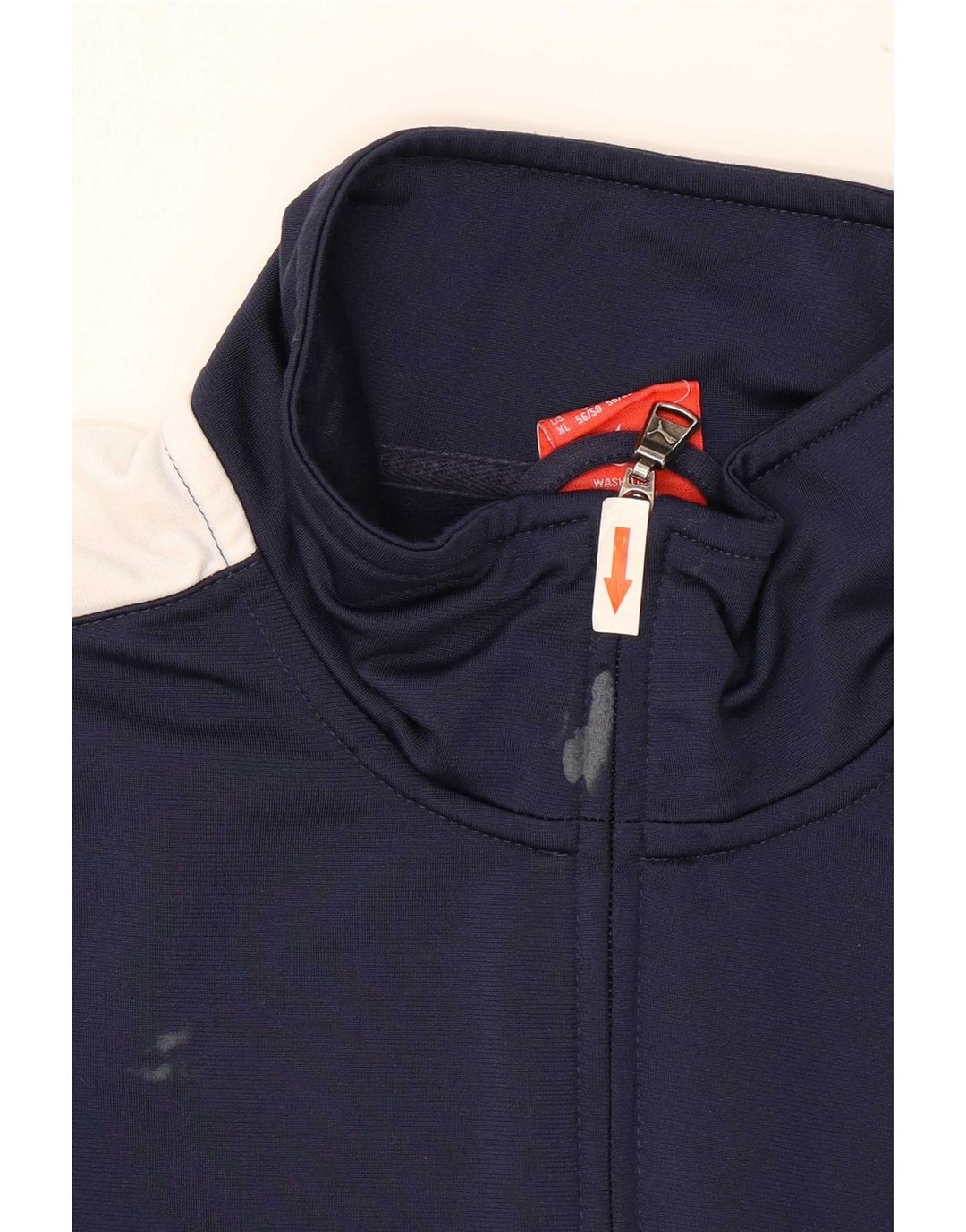 Puma Mens Tracksuit Top Jacket XL Azul marinho Colourblock Poliéster