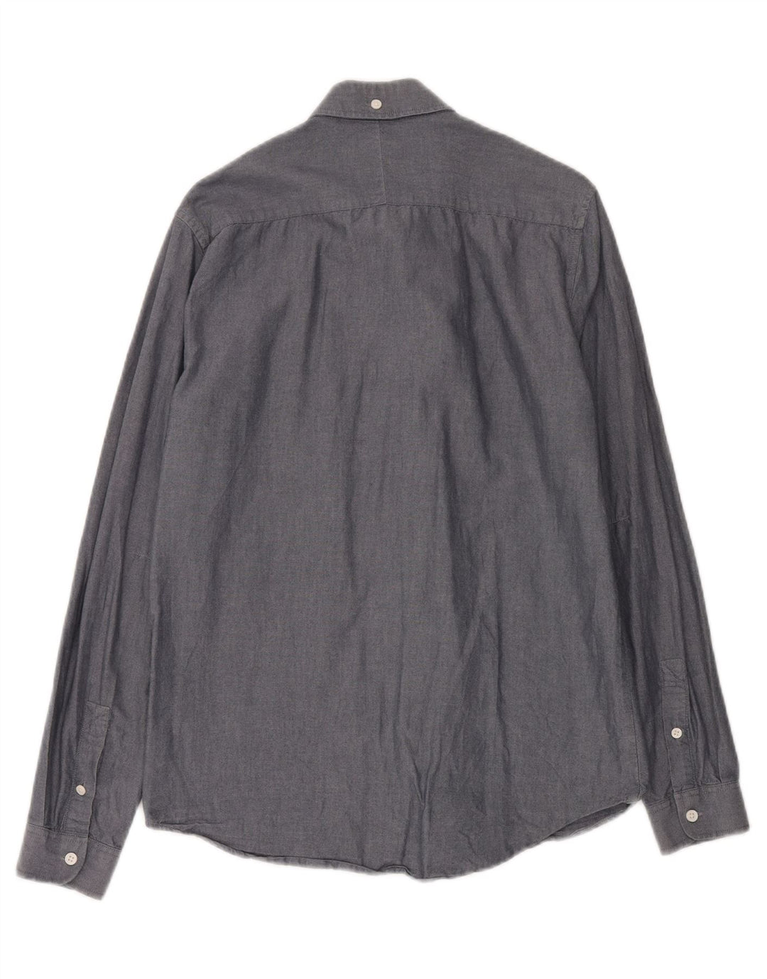 Camisa masculina barata de segunda-feira de algodão cinza médio