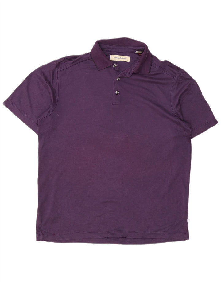 Camisa polo masculina TOMMY BAHAMA meio roxo modal
