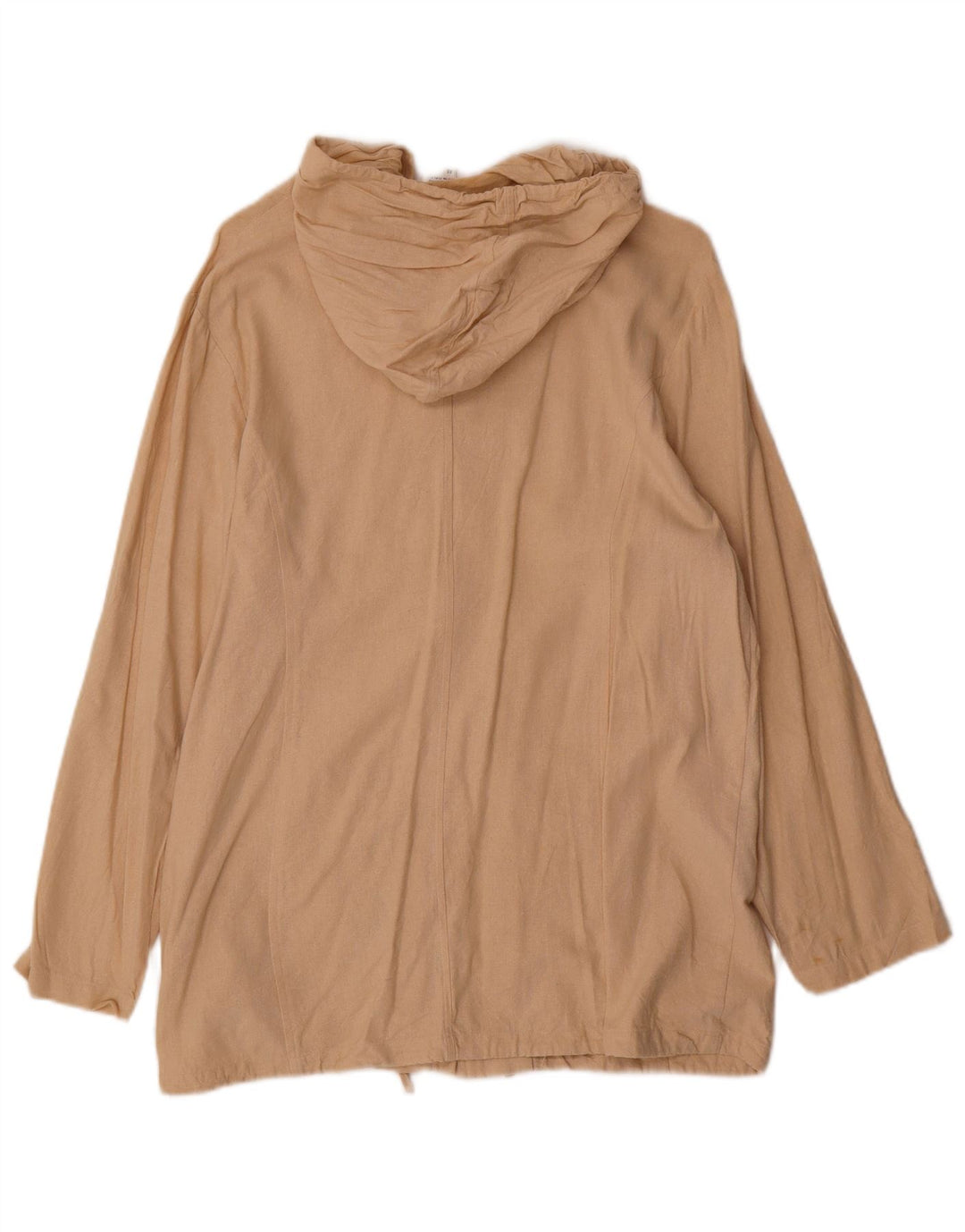 jaqueta bomber feminina com capuz cherie IT 46 grande seda bege