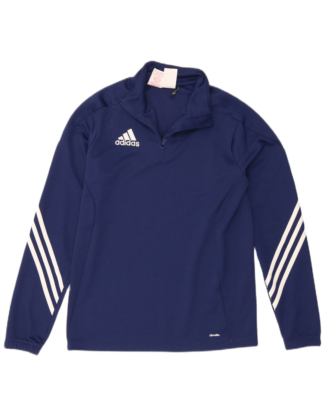 Adidas Menino Climalite Pullover Treino Top 13-14 Anos XL Azul Marinho