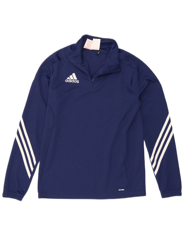 Adidas Menino Climalite Pullover Treino Top 13-14 Anos XL Azul Marinho