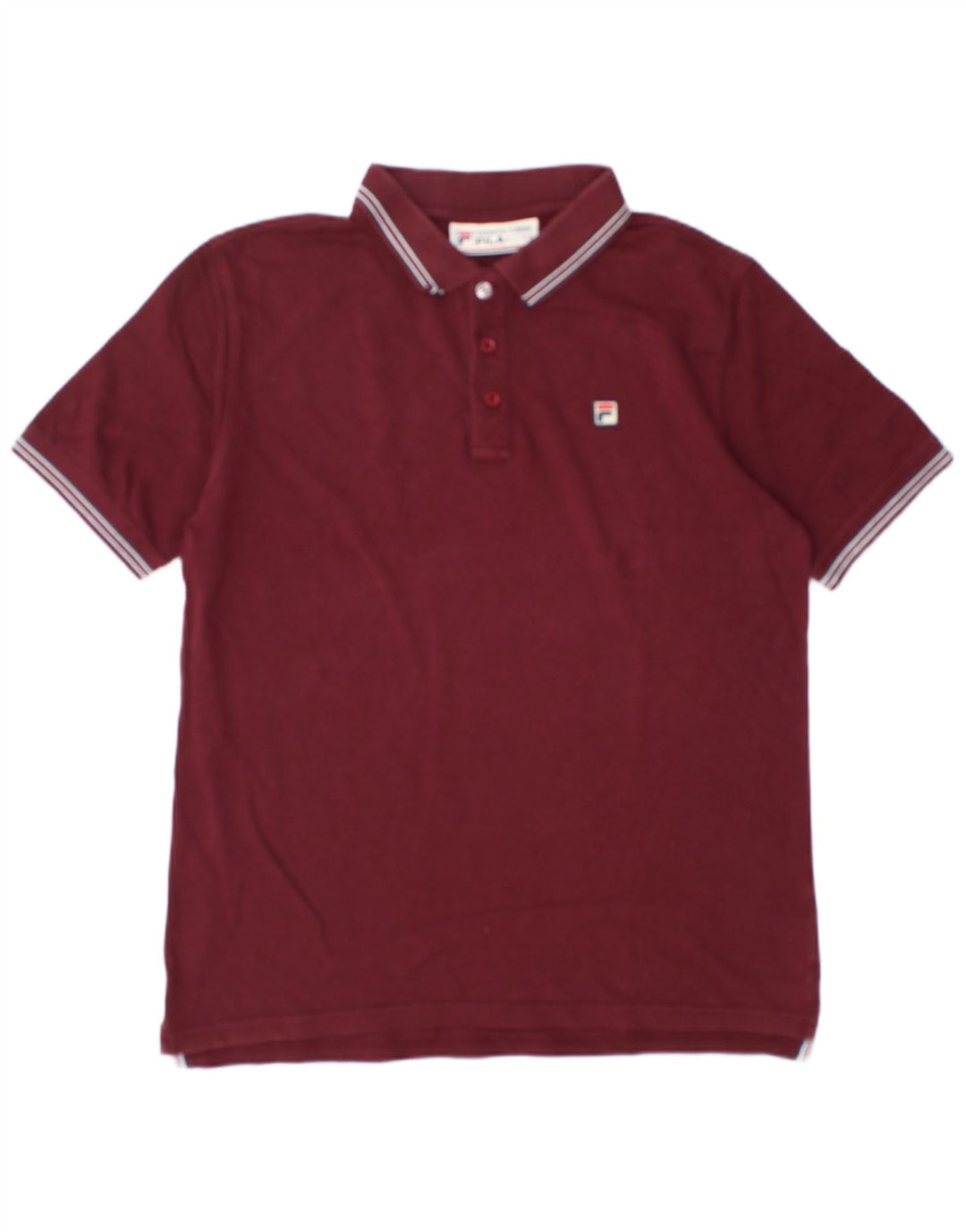 Camisa polo masculina Fila grande algodão marrom