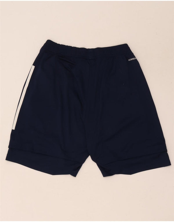 Adidas Mens Wolverhampton Wanderers Sport Shorts Médio Azul Marinho Poliéster