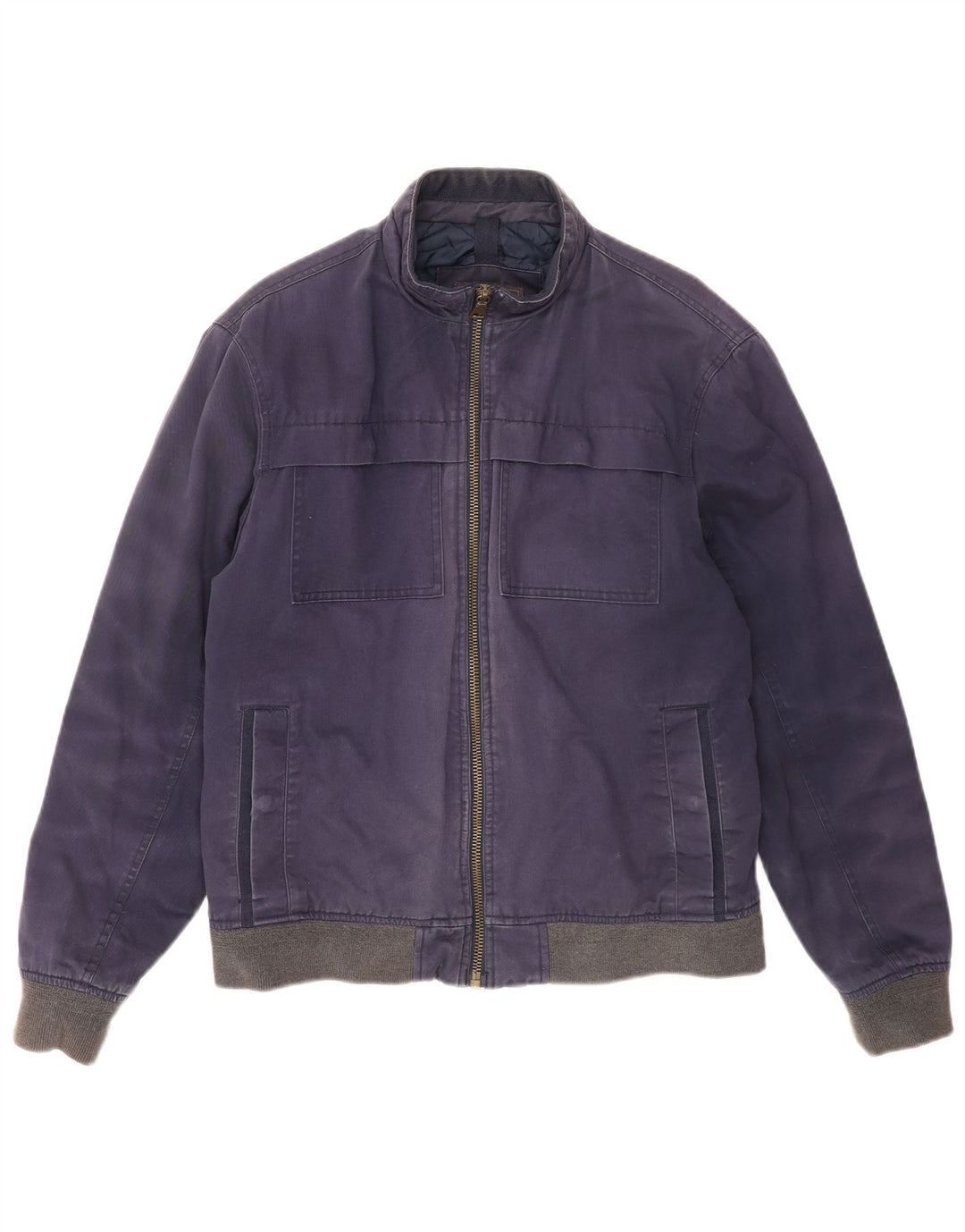 Jaqueta bomber masculina Marks & Spencer Reino Unido 38 azul marinho médio