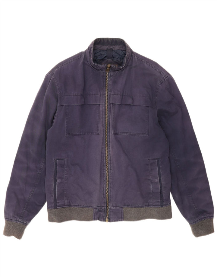 Jaqueta bomber masculina Marks & Spencer Reino Unido 38 azul marinho médio