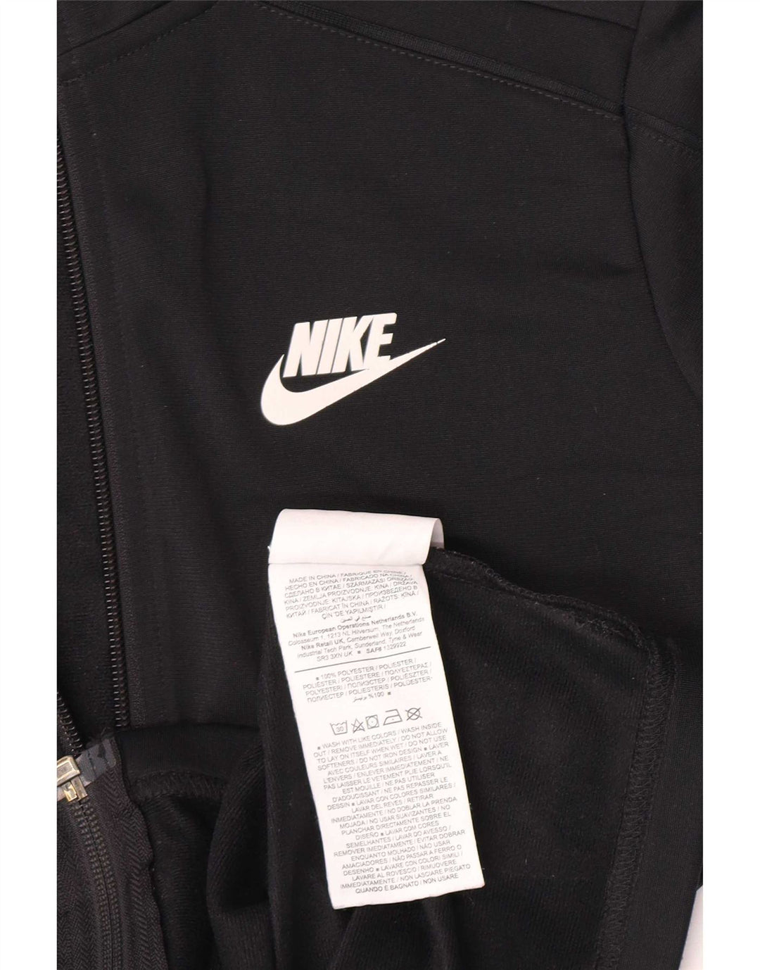 Jaqueta Nike Boys Treino Top 10-11 Anos Médio Preto Poliéster