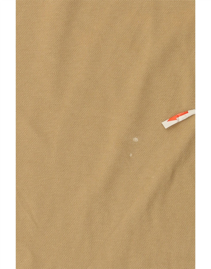 Camisa polo masculina Kappa grande bege