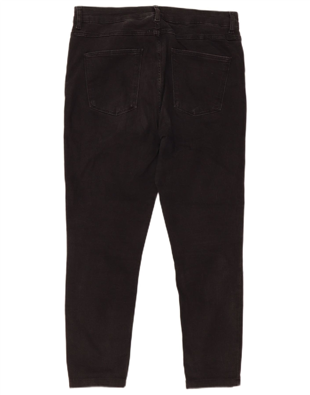 Zara Jeans Slim Feminino EU 44 XL W34 L24 Preto