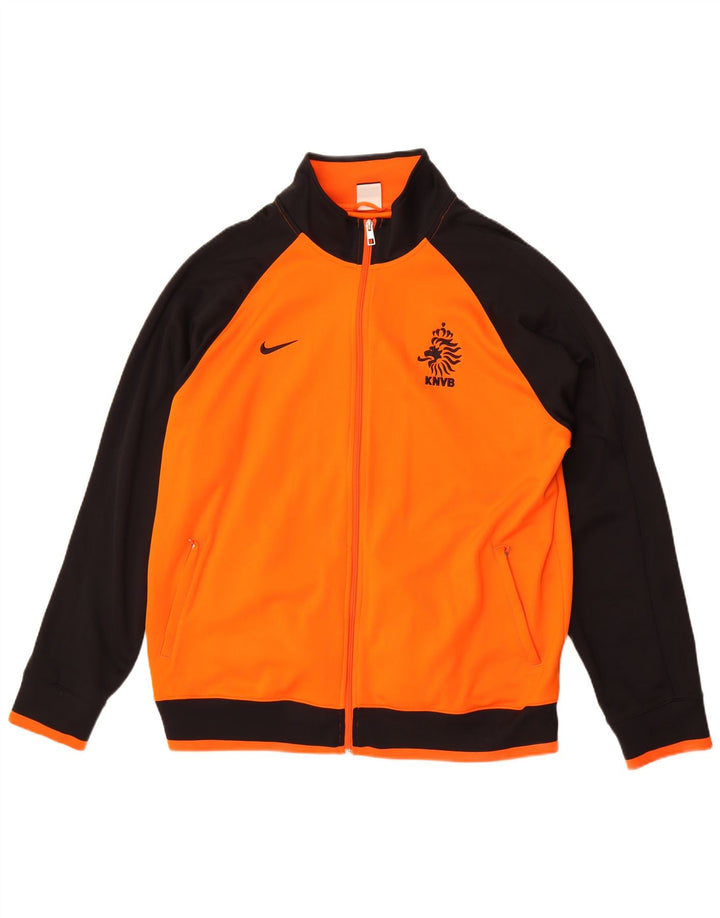 Jaqueta Nike Masculina KNVB Graphic Tracksuit 2XL Laranja Colorblock