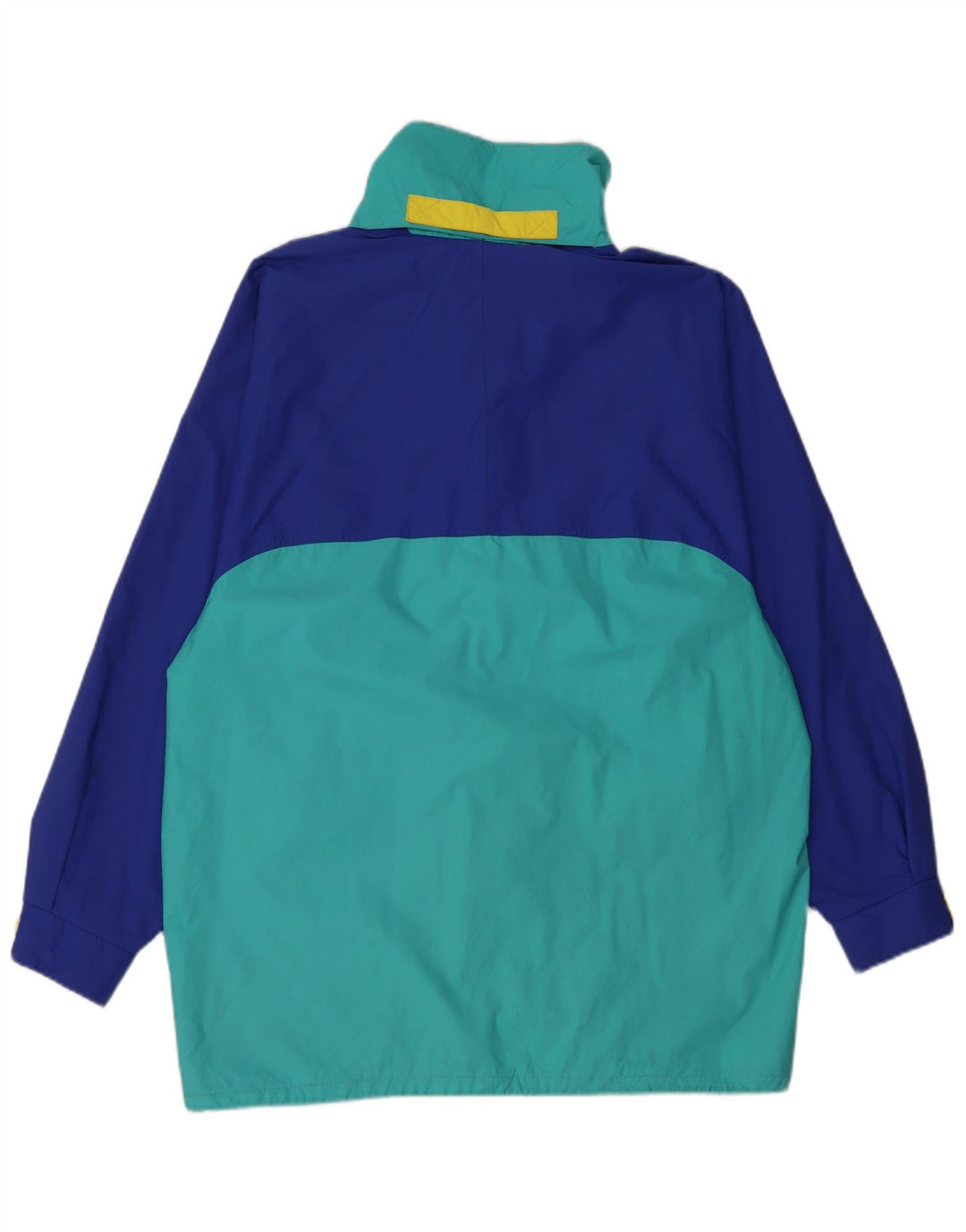 Jaqueta de chuva masculina BAILO com ajuste solto IT 46 poliéster colorblock azul pequeno