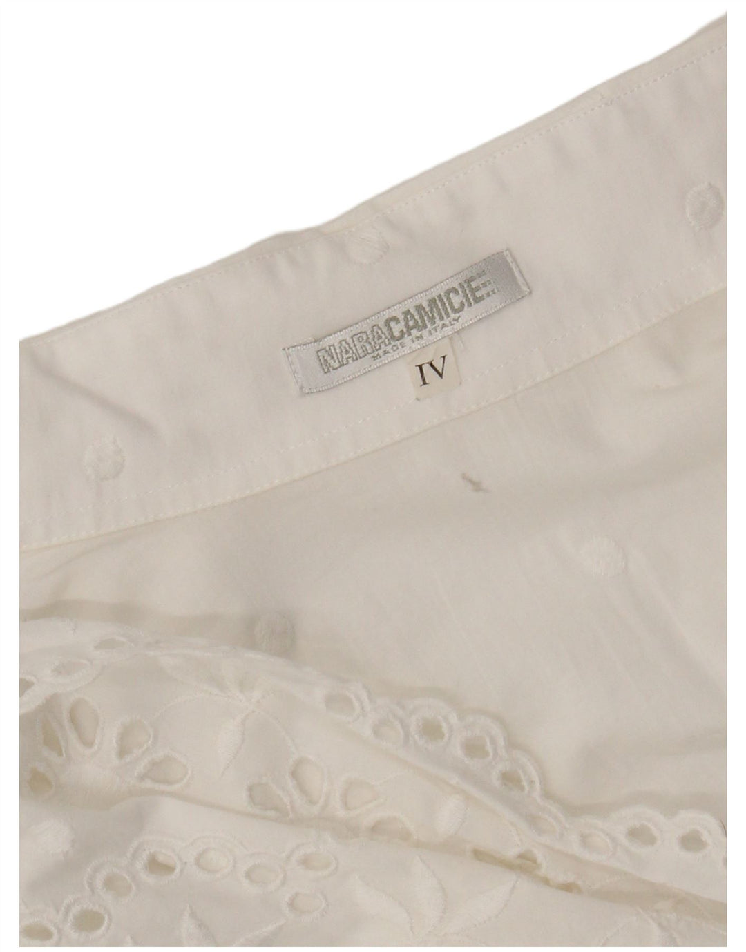 Blusa feminina Naracamicie sem mangas envolvente Reino Unido 12 médio branco