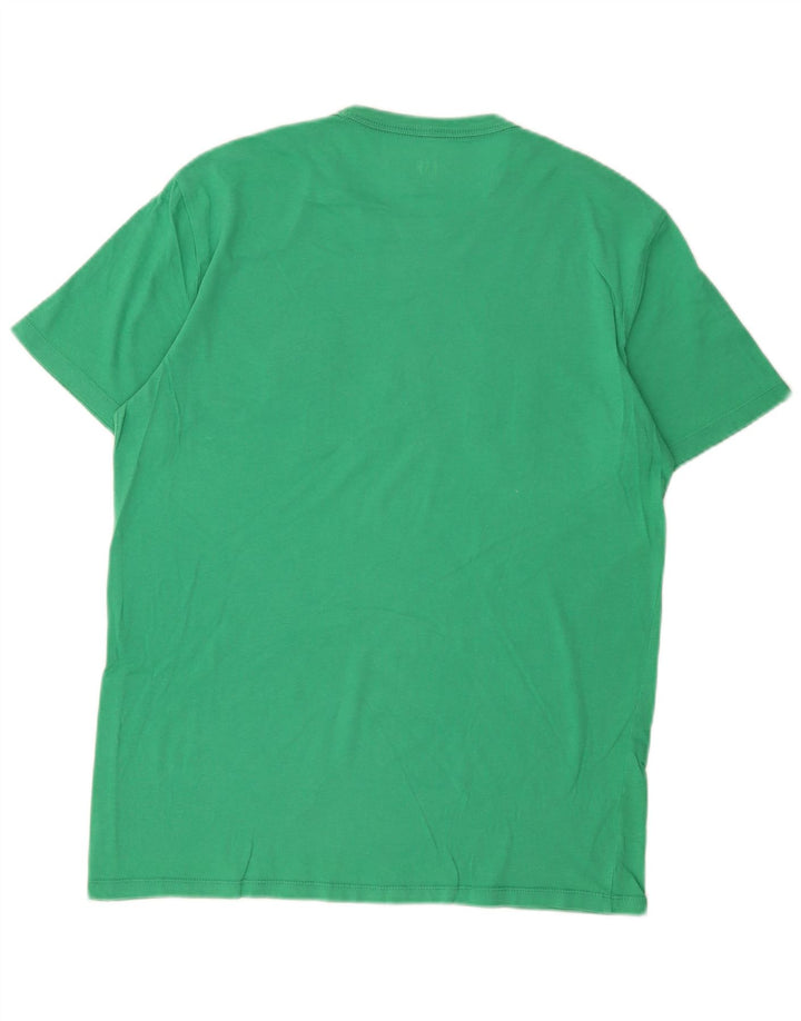 Camiseta masculina gráfica Gap Top verde médio