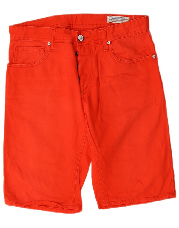 Shorts jeans masculino Jack & Jones W32 vermelho médio