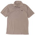 Camisa polo masculina Under Armour Heat Gear poliéster cinza médio