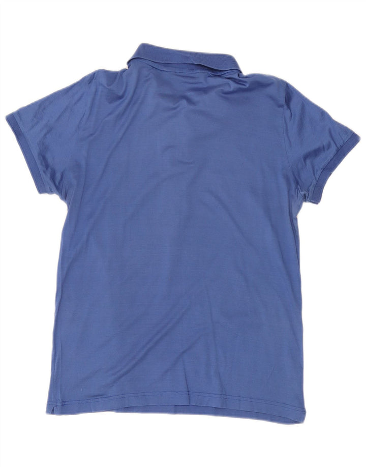 Camisa polo masculina Kappa azul médio