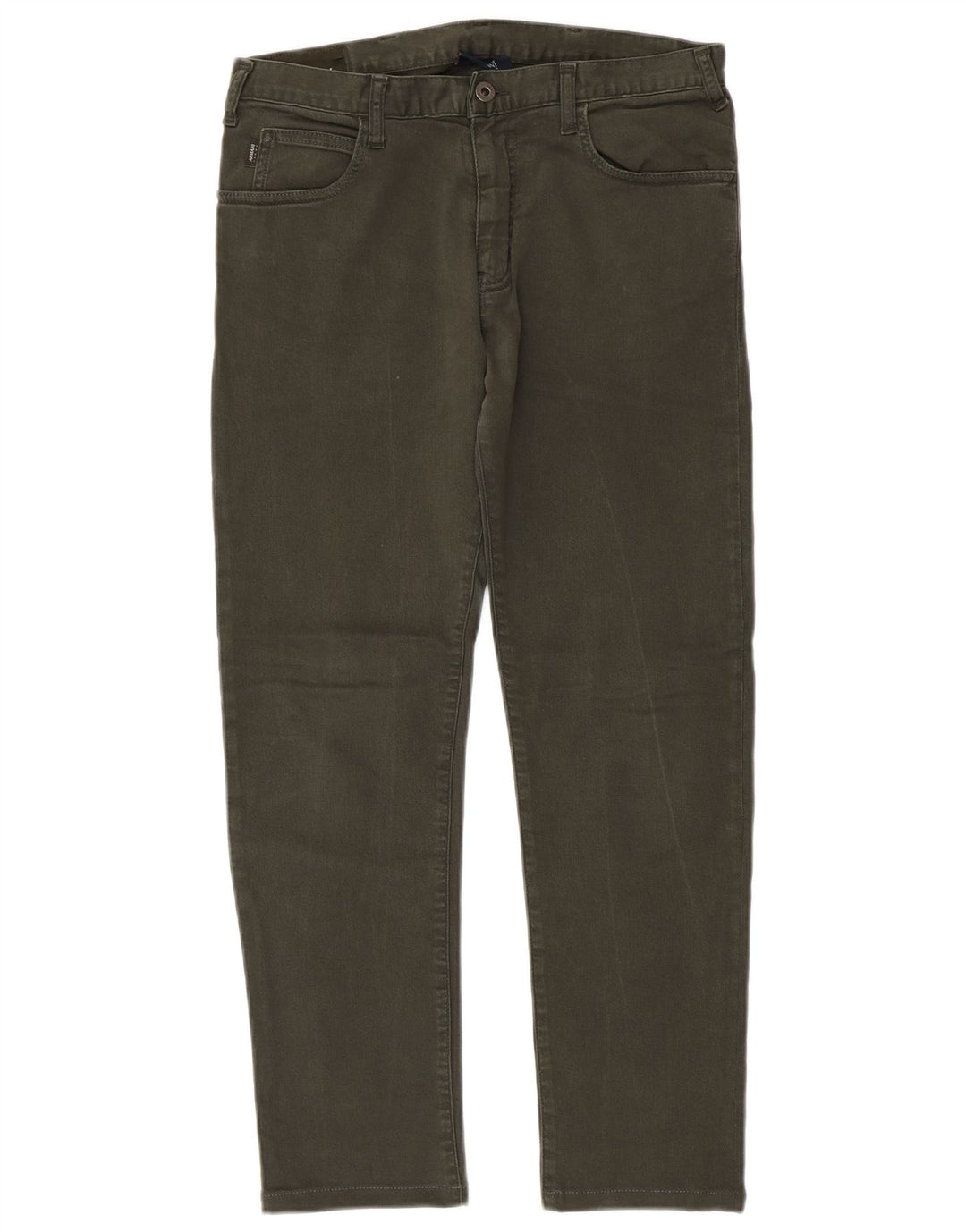 Armani Mens Slim Jeans W33 L28 Algodão Verde