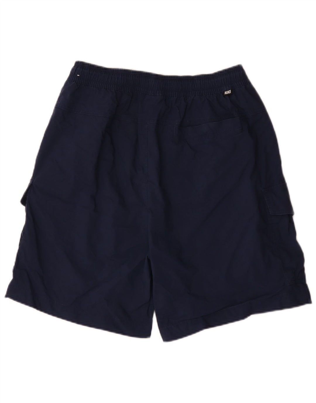 Nike Mens Cargo Shorts Médio W30 Azul Marinho Algodão