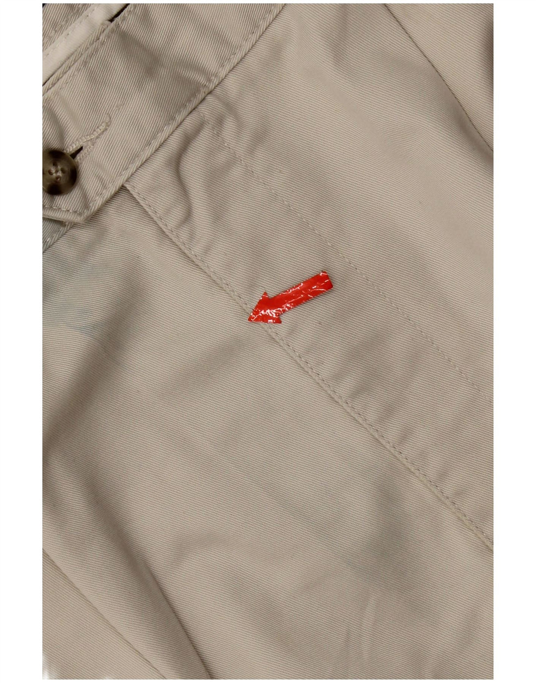 Shorts masculinos Dockers Pegged Chino W42 2XL algodão cinza